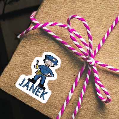 Sticker Janek Electrician Notebook Sticker Janek Electrician Notebook Image
