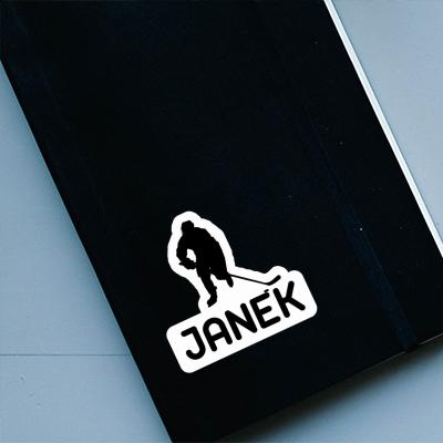 Sticker Janek Hockey Player Image