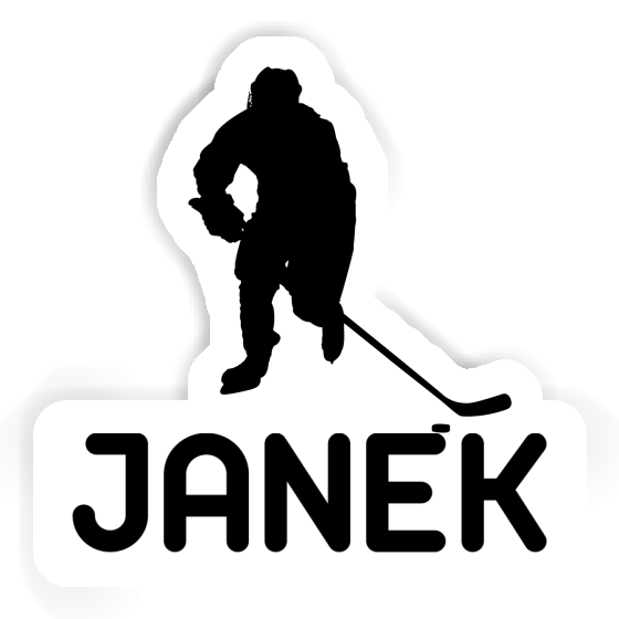 Sticker Janek Hockey Player Gift package Image