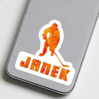 Hockey Player Sticker Janek Gift package Image