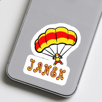 Sticker Janek Parachute Notebook Sticker Janek Parachute Gift package Image