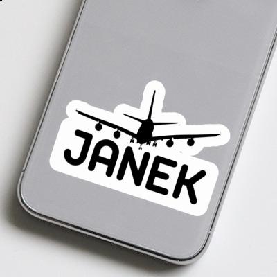 Janek Sticker Flugzeug Janek Sticker Flugzeug Image