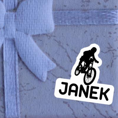 Sticker Freeride Biker Janek Notebook Image