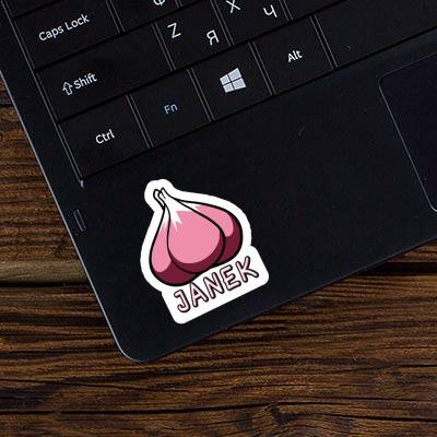 Sticker Garlic clove Janek Notebook Sticker Garlic clove Janek Notebook Image