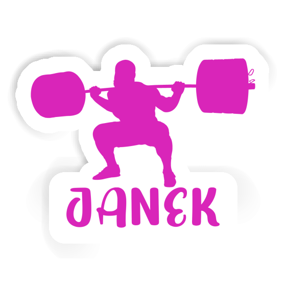Sticker Janek Weightlifter Laptop Sticker Janek Weightlifter Laptop Image