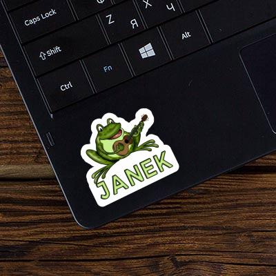 Janek Sticker Guitar Frog Notebook Janek Sticker Guitar Frog Notebook Image
