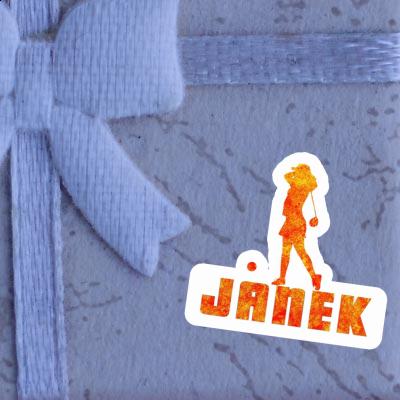 Sticker Janek Golfer Notebook Sticker Janek Golfer Gift package Image