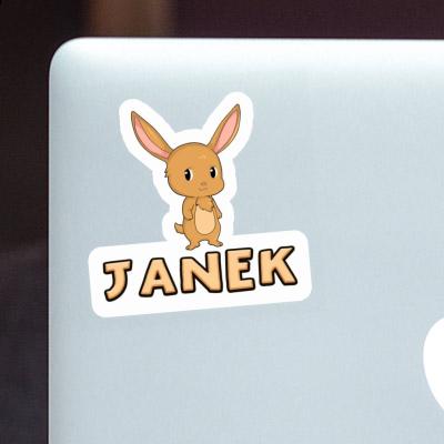 Autocollant Lapin Janek Laptop Image
