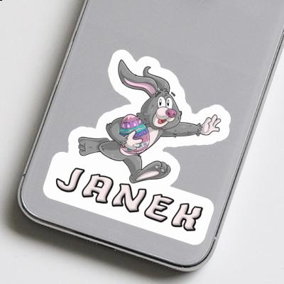 Janek Sticker Rugby rabbit Notebook Janek Sticker Rugby rabbit Gift package Image