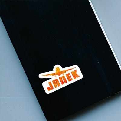 Janek Sticker Flugzeug Laptop Janek Sticker Flugzeug Laptop Image