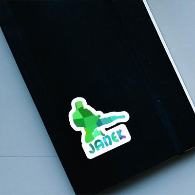 Sticker Janek Karateka Notebook Sticker Janek Karateka Gift package Image