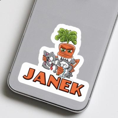 Janek Sticker Monster Carrot Notebook Janek Sticker Monster Carrot Gift package Image