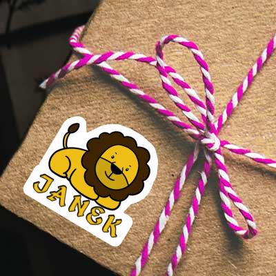 Sticker Janek Lion Gift package Image