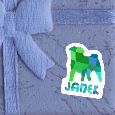 Sticker Janek Pug Sticker Janek Pug Image