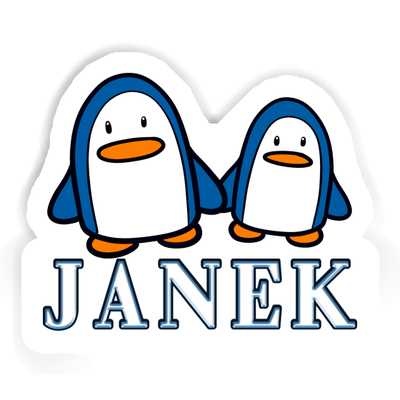 Sticker Penguin Janek Notebook Sticker Penguin Janek Gift package Image