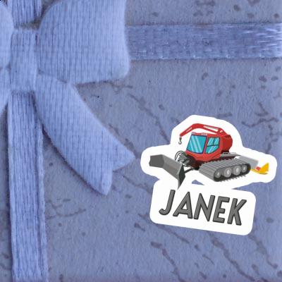 Janek Sticker Snow Groomer Notebook Janek Sticker Snow Groomer Gift package Image