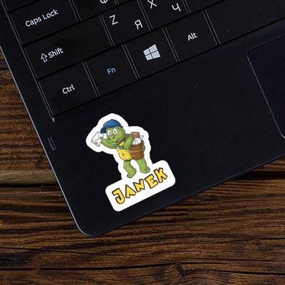 Janek Sticker Pöstler Notebook Janek Sticker Pöstler Notebook Image