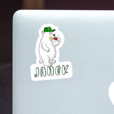 Sticker Janek Ice Bear Notebook Image
