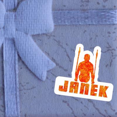 Ring gymnast Sticker Janek Notebook Ring gymnast Sticker Janek Notebook Image