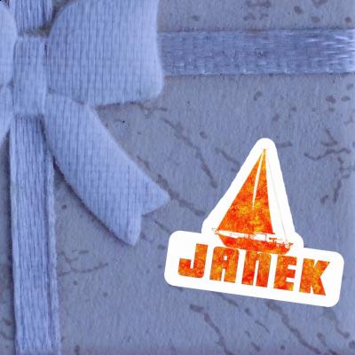 Segelboot Sticker Janek Notebook Segelboot Sticker Janek Notebook Image