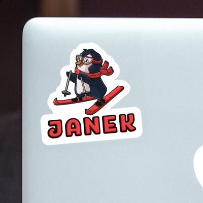Janek Sticker Skier Janek Sticker Skier Image