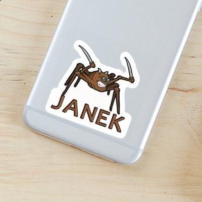 Sticker Janek Fighting Spider Notebook Sticker Janek Fighting Spider Gift package Image