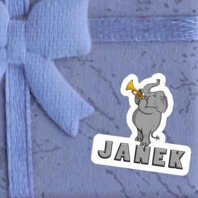 Elephant Sticker Janek Laptop Image