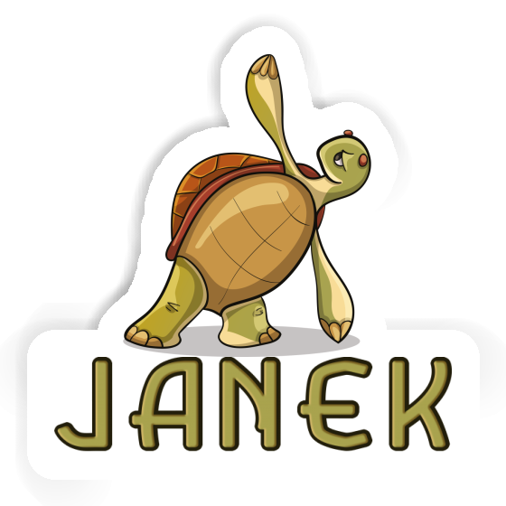 Aufkleber Janek Yoga-Schildkröte Notebook Aufkleber Janek Yoga-Schildkröte Notebook Image