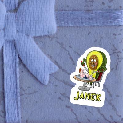 Sticker Avocado Janek Notebook Sticker Avocado Janek Notebook Image