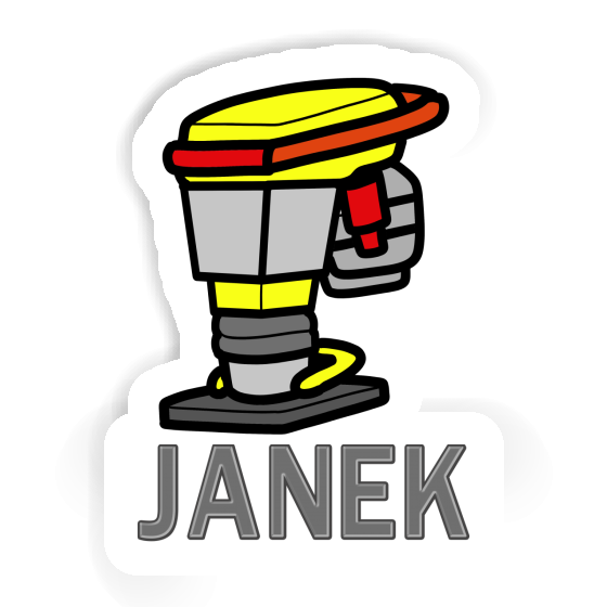 Vibratory Rammer Sticker Janek Notebook Vibratory Rammer Sticker Janek Gift package Image