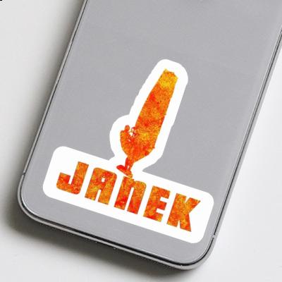 Windsurfer Sticker Janek Image