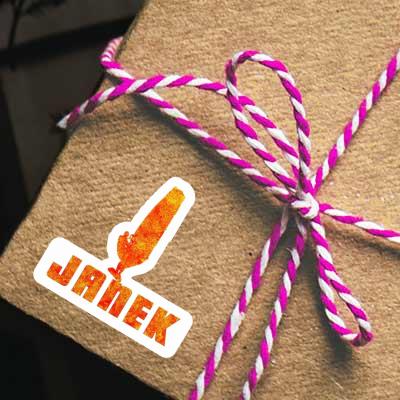 Windsurfer Autocollant Janek Notebook Windsurfer Autocollant Janek Gift package Image