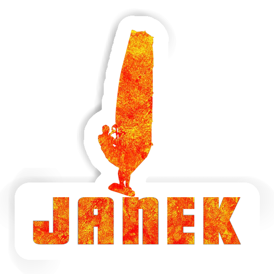 Windsurfer Sticker Janek Image