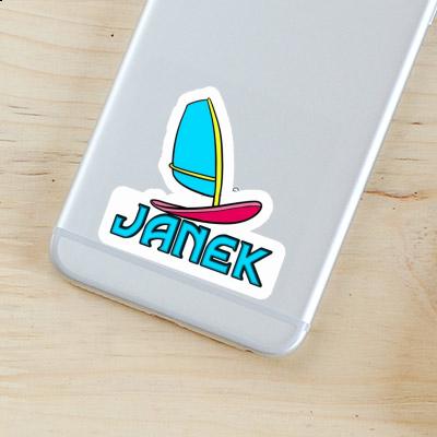 Janek Sticker Windsurf Board Notebook Janek Sticker Windsurf Board Gift package Image