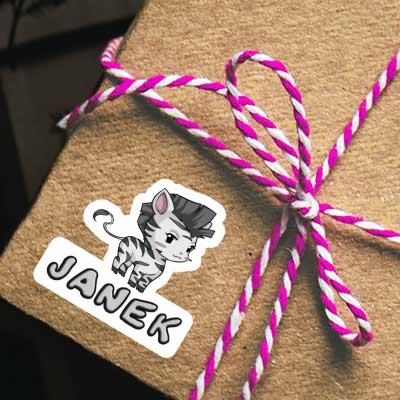 Sticker Janek Zebra Sticker Janek Zebra Image
