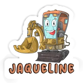 Little Excavator Sticker Jaqueline Image