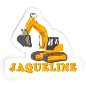 Sticker Excavator Jaqueline Image
