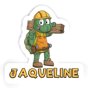 Jaqueline Sticker Construction worker Image