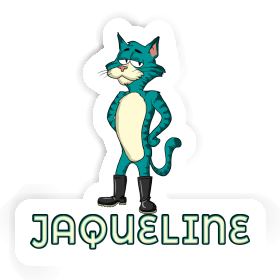 Standing Cat Sticker Jaqueline Image