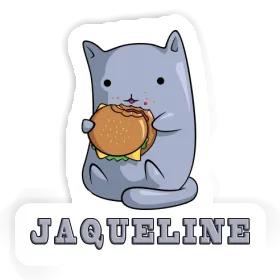 Sticker Hamburger Cat Jaqueline Image