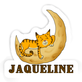 Sticker Jaqueline Sleeping Cat Image