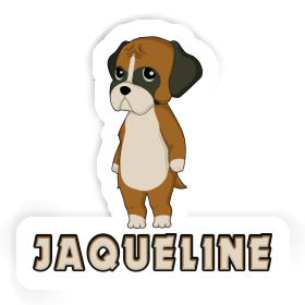 Jaqueline Sticker German Boxer Image