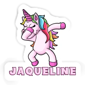 Unicorn Sticker Jaqueline Image