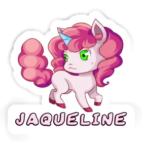 Unicorn Sticker Jaqueline Image