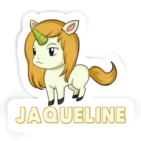 Sticker Unicorn Jaqueline Image
