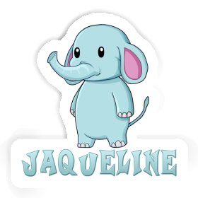 Sticker Elephant Jaqueline Image