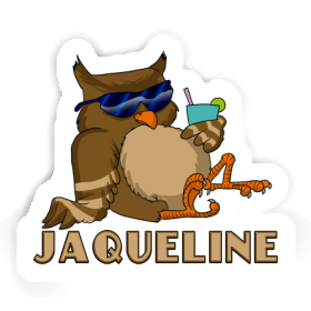 Sticker Cool Owl Jaqueline Image