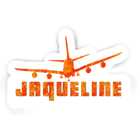 Sticker Airplane Jaqueline Image