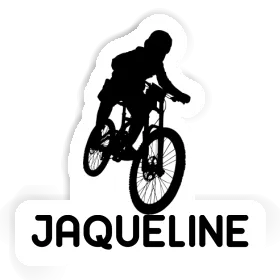 Freeride Biker Sticker Jaqueline Image