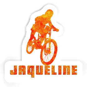 Freeride Biker Sticker Jaqueline Image